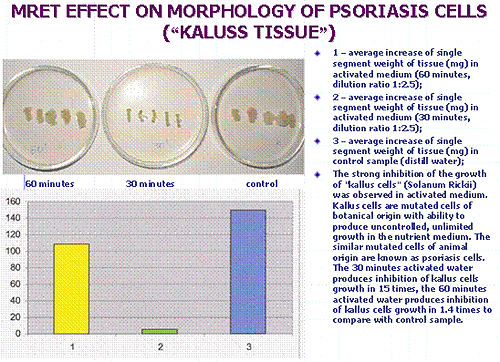 MRET Effect on Morphology of Psoriasis cells