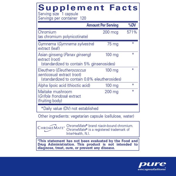 Glucose Support Formula 120 Caps - Image 3
