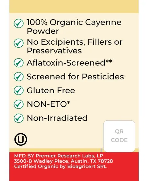 Cayenne Powder, Premier 1.5 oz - Image 4
